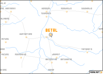 map of Betal