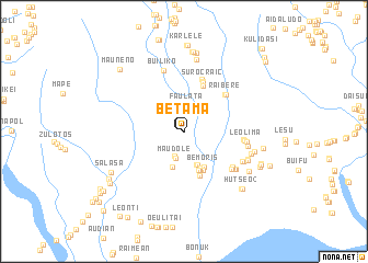 map of Betama