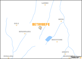 map of Betambefe