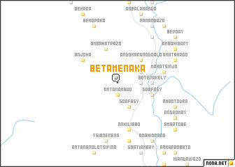 map of Betamenaka