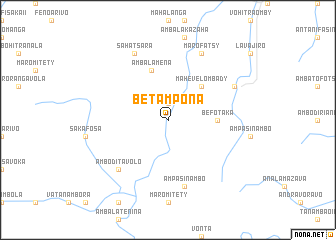 map of Betampona