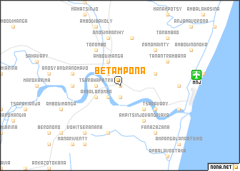 map of Betampona