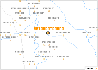 map of Betanantanana