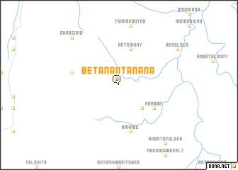 map of Betanantanana