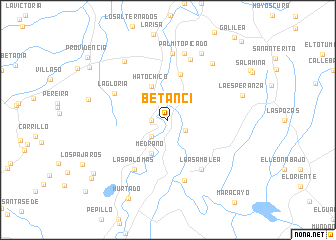 map of Betancí