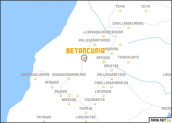 map of Betancuría