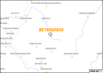 map of Betandroka