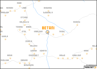 map of Bétani