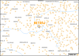 map of Betanj