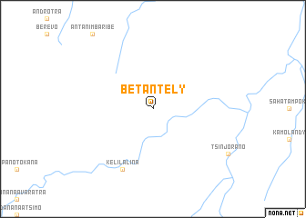 map of Betantely