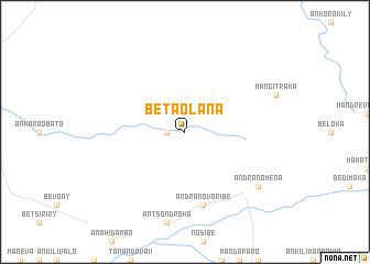 map of Betaolana