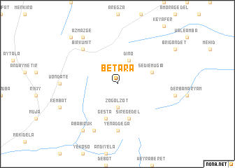 map of Bētara