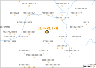 map of Betaretra