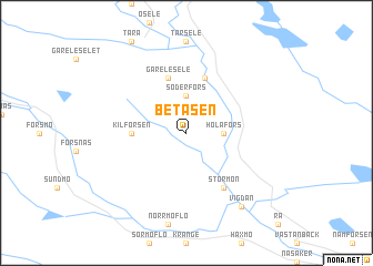 map of Betåsen