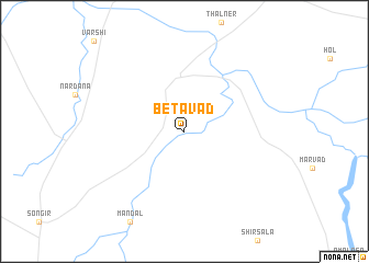 map of Betāvad