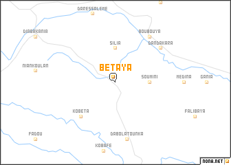 map of Bétaya