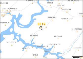 map of Beta