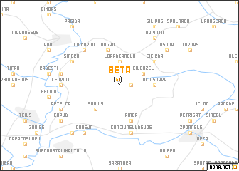 map of Beţa