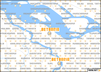 map of Betbāria