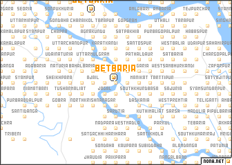 map of Betbāria