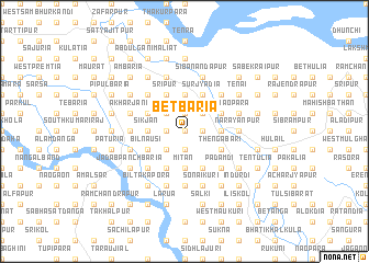 map of Betbāria