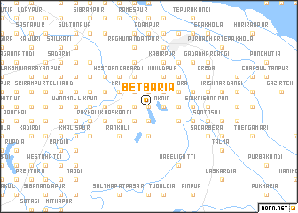 map of Betbāria