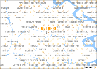map of Betbāri