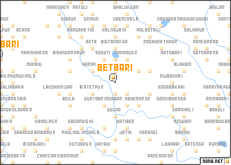 map of Betbāri