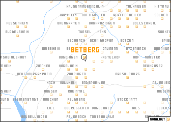 map of Betberg