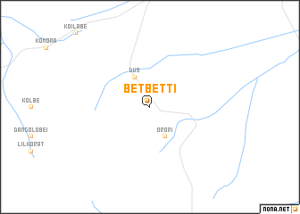map of Betbetti