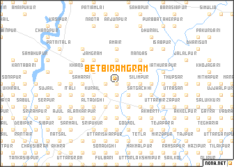 map of Bet Birāmgrām