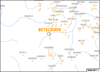 map of Betecaiana