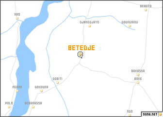 map of Bétédjé