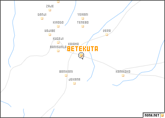 map of Betekuta