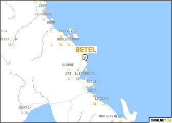 map of Bétel