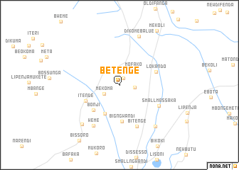 map of Betenge