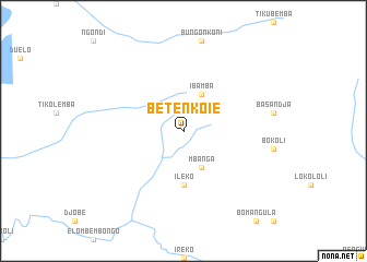 map of Betenkoie