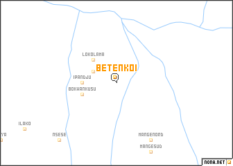 map of Betenkoi