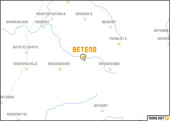 map of Beteno