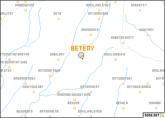 map of Beteny