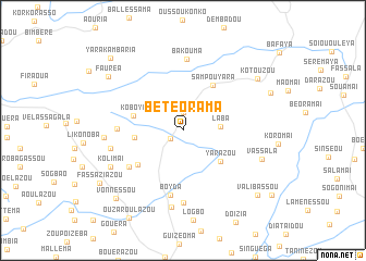 map of Bétéorama