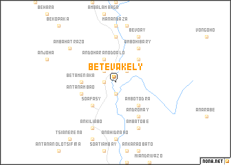 map of Betevakely