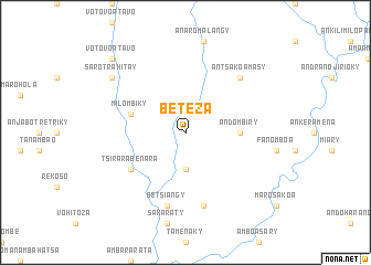 map of Beteza