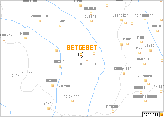 map of Bēt Gebetʼ