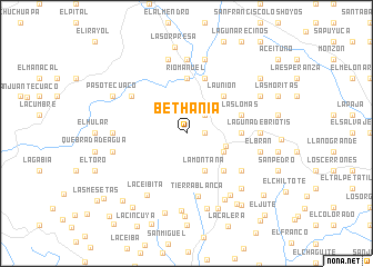 map of Bethania