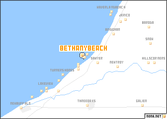 map of Bethany Beach