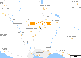 map of Bethany Park