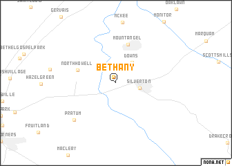 map of Bethany