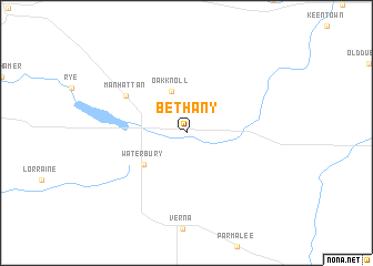 map of Bethany