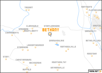 map of Bethany